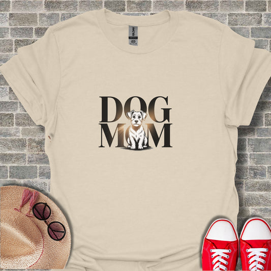 Trendy Dog Mom Graphic Tee for Dog Lovers Apparel