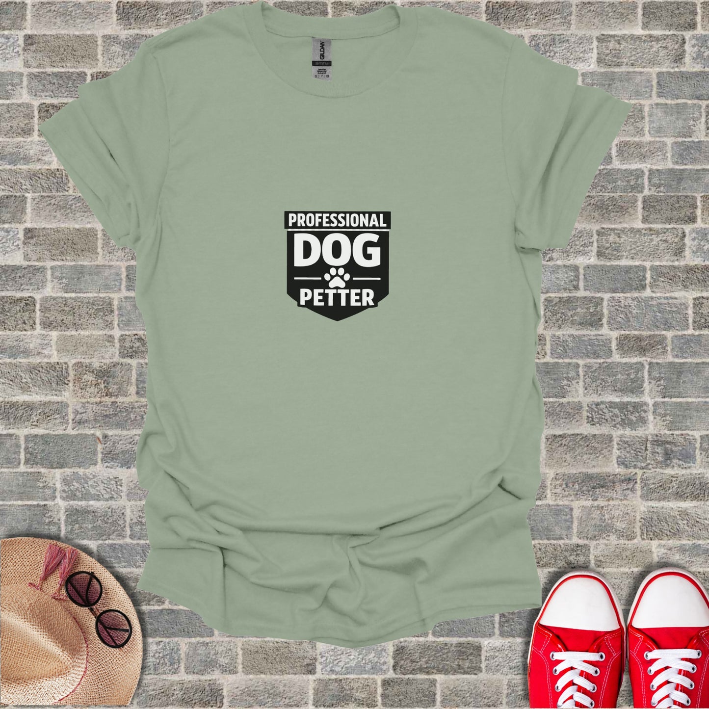 Light Green Professional Dog Petter T-shirt product type