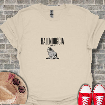 Balendogcia Paris Tshirt Bulldog Graphic Design