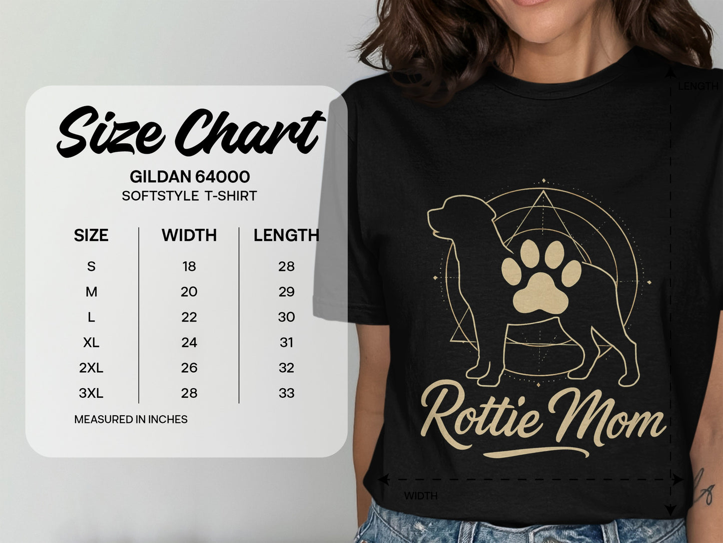Rottie Mom Graphic Tee Perfect for Dog Lovers