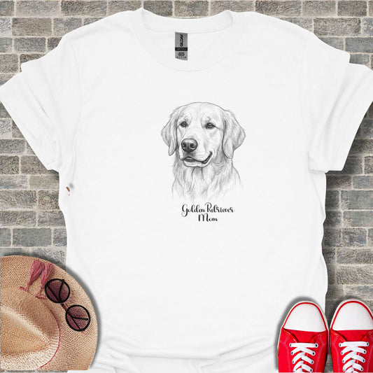 Golden Retriever Mom Dog Lover Graphic Shirt