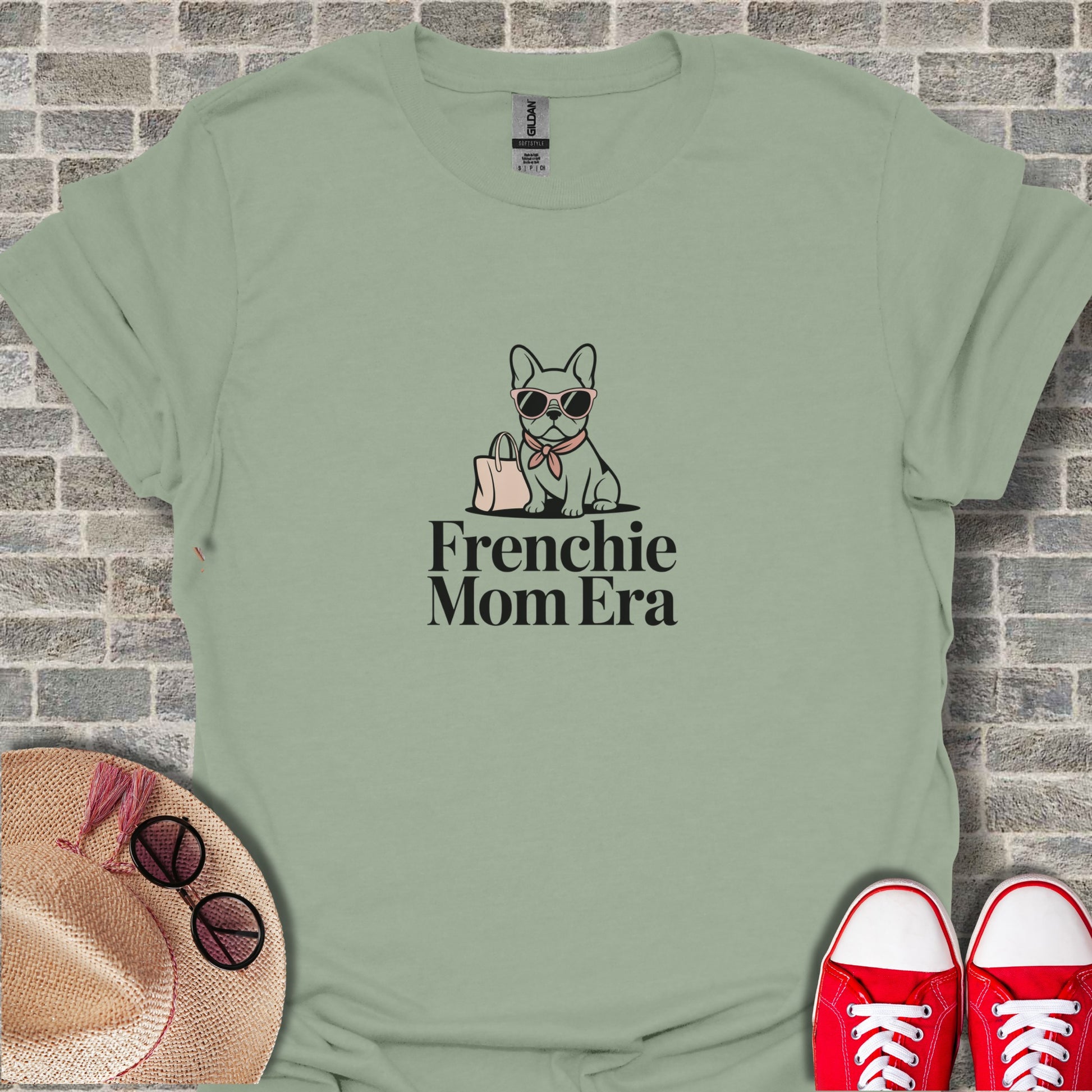 Frenchie Mom Era Cute Dog Graphic T-Shirt Product
