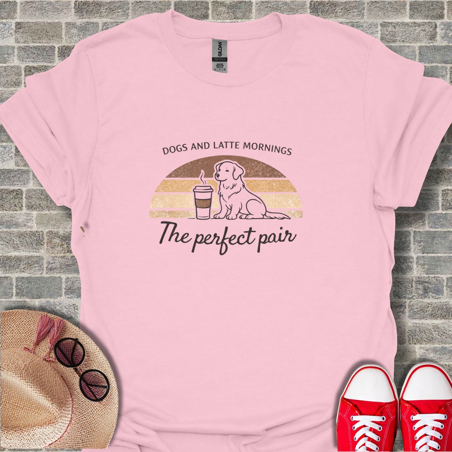Dogs And Latte Mornings The Perfect Pair Shirt