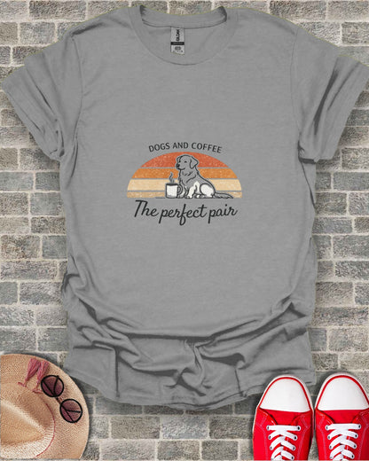 Dogs and Coffee The Perfect Pair T-Shirt