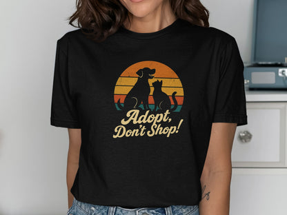 Adopt Don't Shop Design Dog Cat T-shirt product type