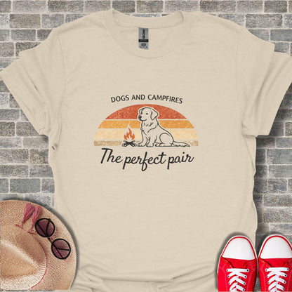 Dogs and Campfires The Perfect Pair T-Shirt