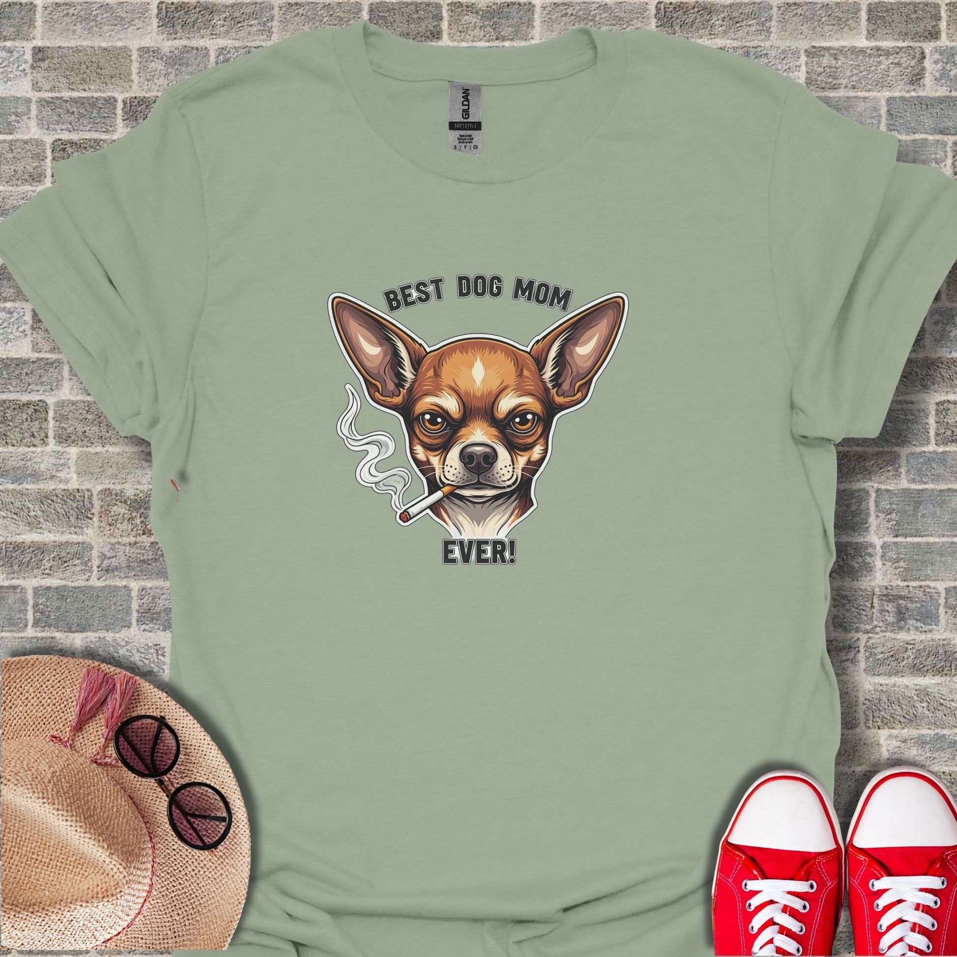 Best Dog Mom Ever Chihuahua Shirt for Dog Lovers