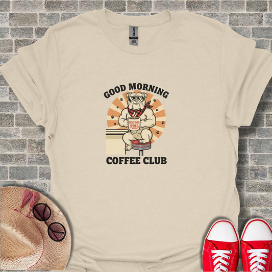Good Morning Coffee Club Graphic Tee
