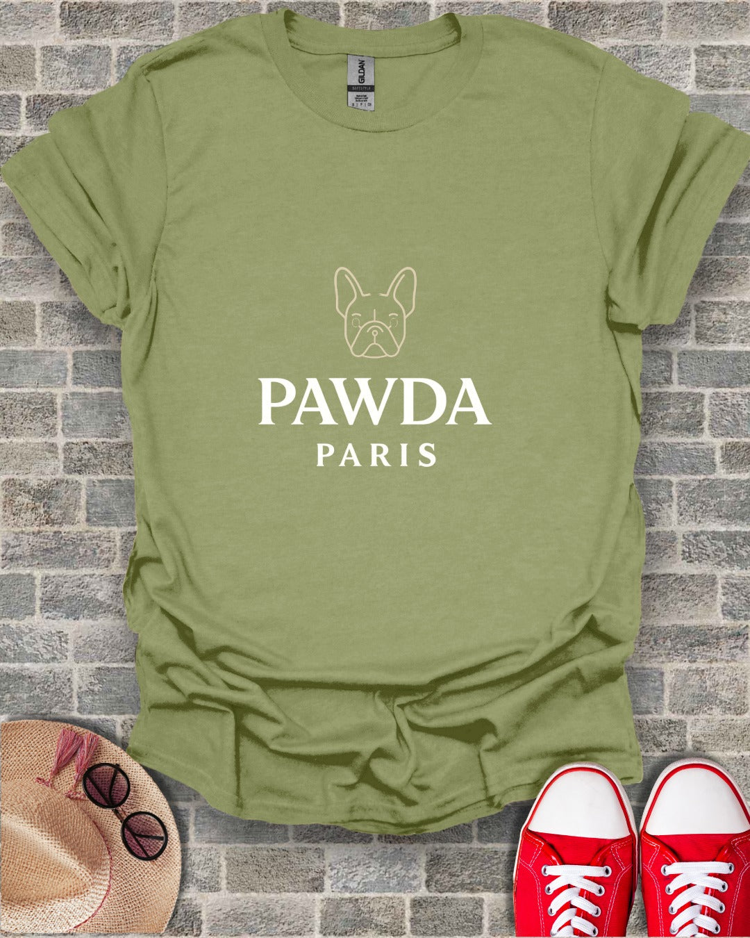 PAWDA Paris French Bulldog Graphic Tee Product
