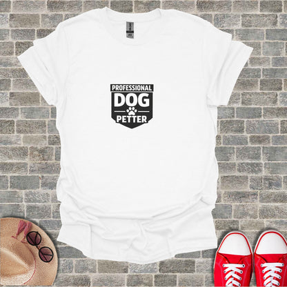 PROFESSIONAL DOG PETTER Paw Print T-shirt product type