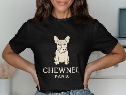 Chewnel Paris Dog Graphic Tee for Stylish Pet Lovers