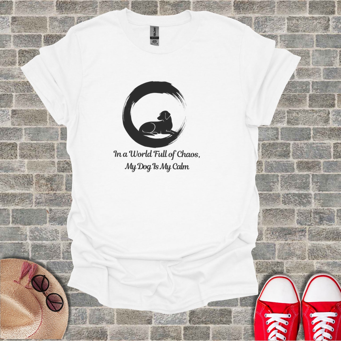 Dog Zen Circle In a World Full of Chaos My Dog Is My Calm product type