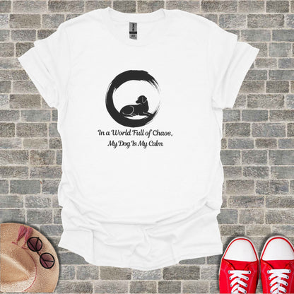 Dog Zen Circle In a World Full of Chaos My Dog Is My Calm product type