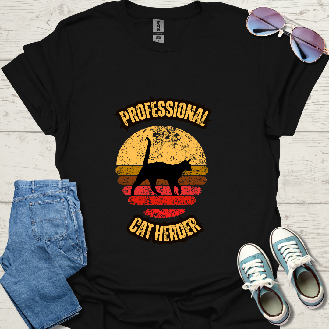 Professional Cat Herder3 Unisex Softstyle T-Shirt