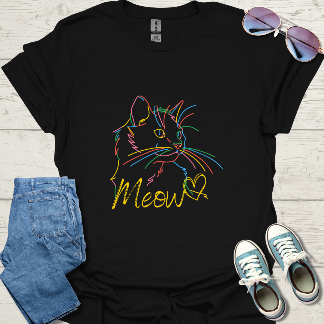 Meow Unisex Softstyle T-Shirt