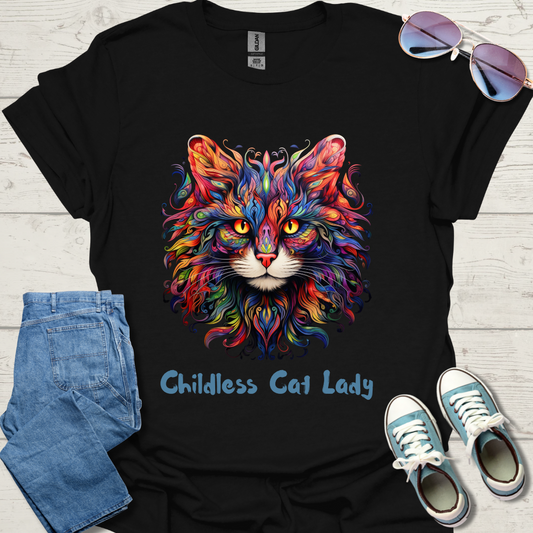 Childless Cat Lady Unisex Softstyle T-Shirt