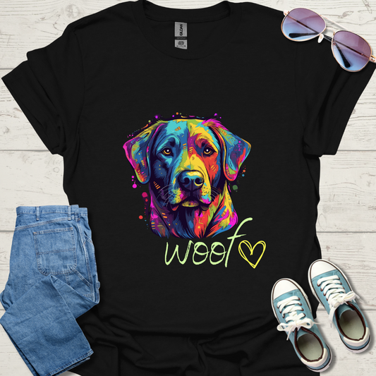 Woof design Unisex Softstyle T-Shirt