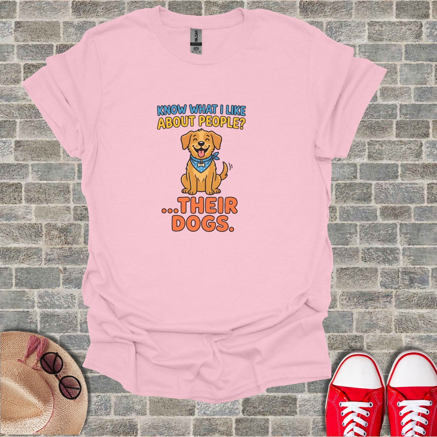 Know What I Like About People Their Dogs T-Shirt